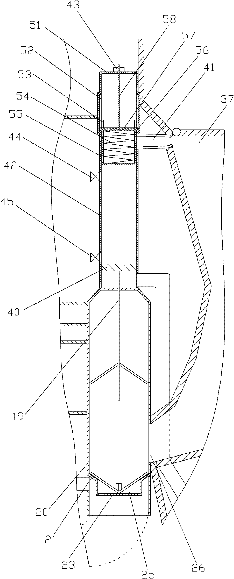 Hydraulic high-efficiency water-saving toilet stool