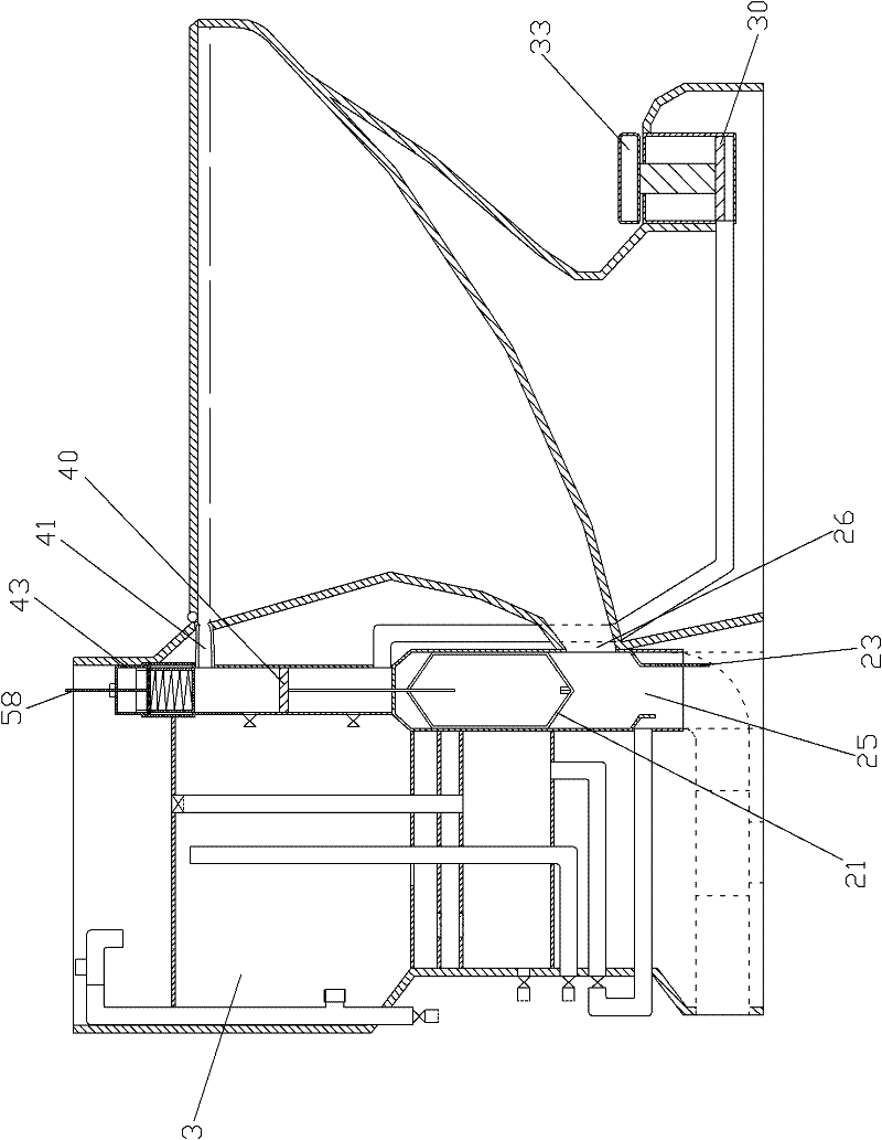 Hydraulic high-efficiency water-saving toilet stool