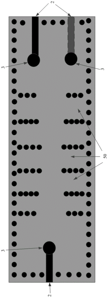 Multiple-substrate integrated waveguide filtering power divider