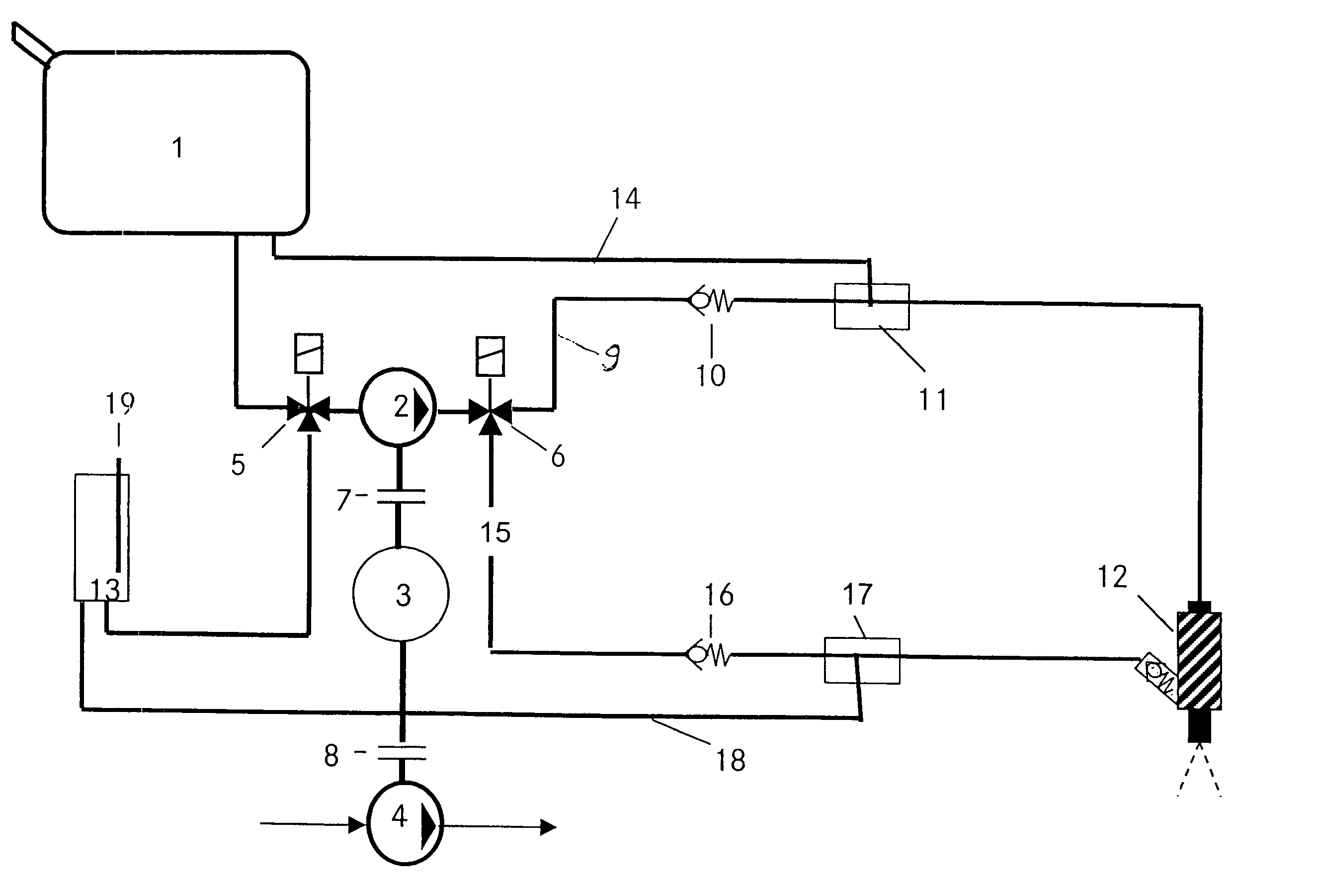 Fuel supply system for an internal combustion engine