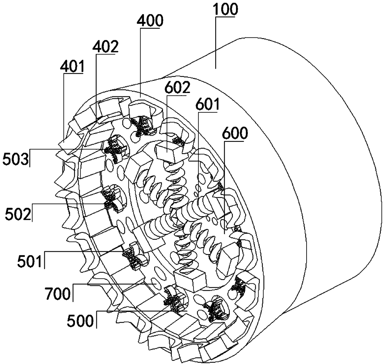 Shield machine cutterhead