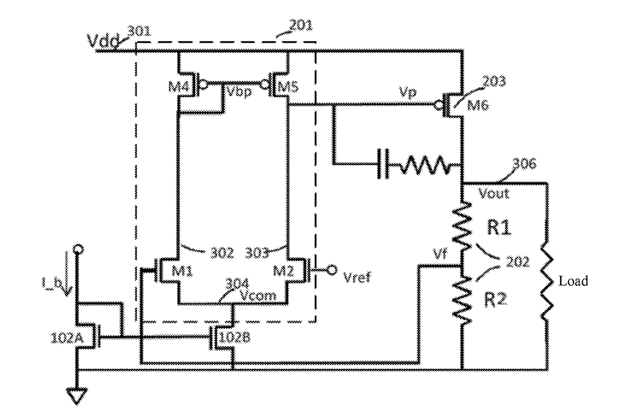 Adaptive low-dropout regulator having wide voltage endurance range, chip and terminal