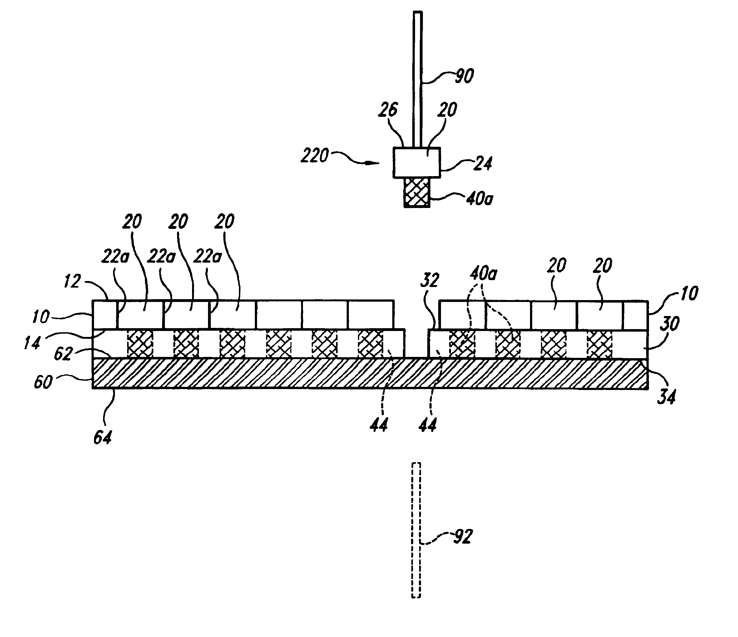 Fabrication of stacked microelectronic devices