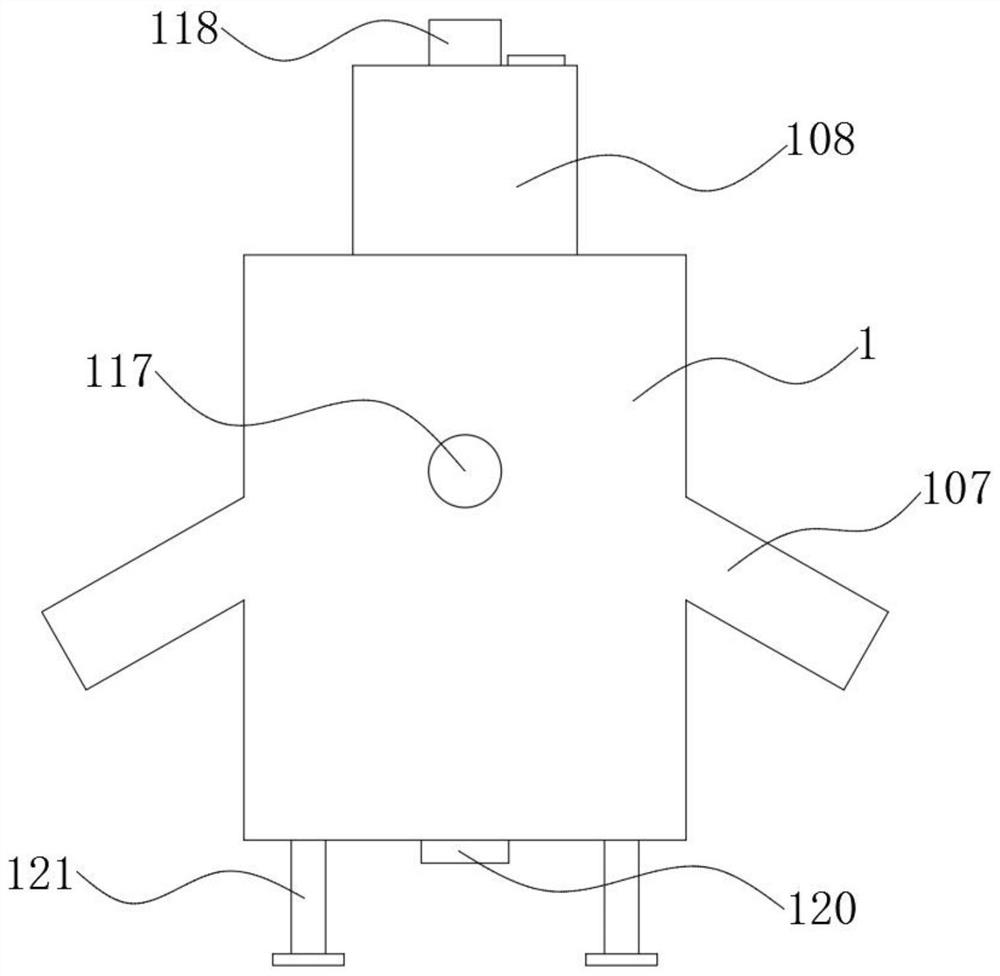 Distributing mechanism for workshop conveyor