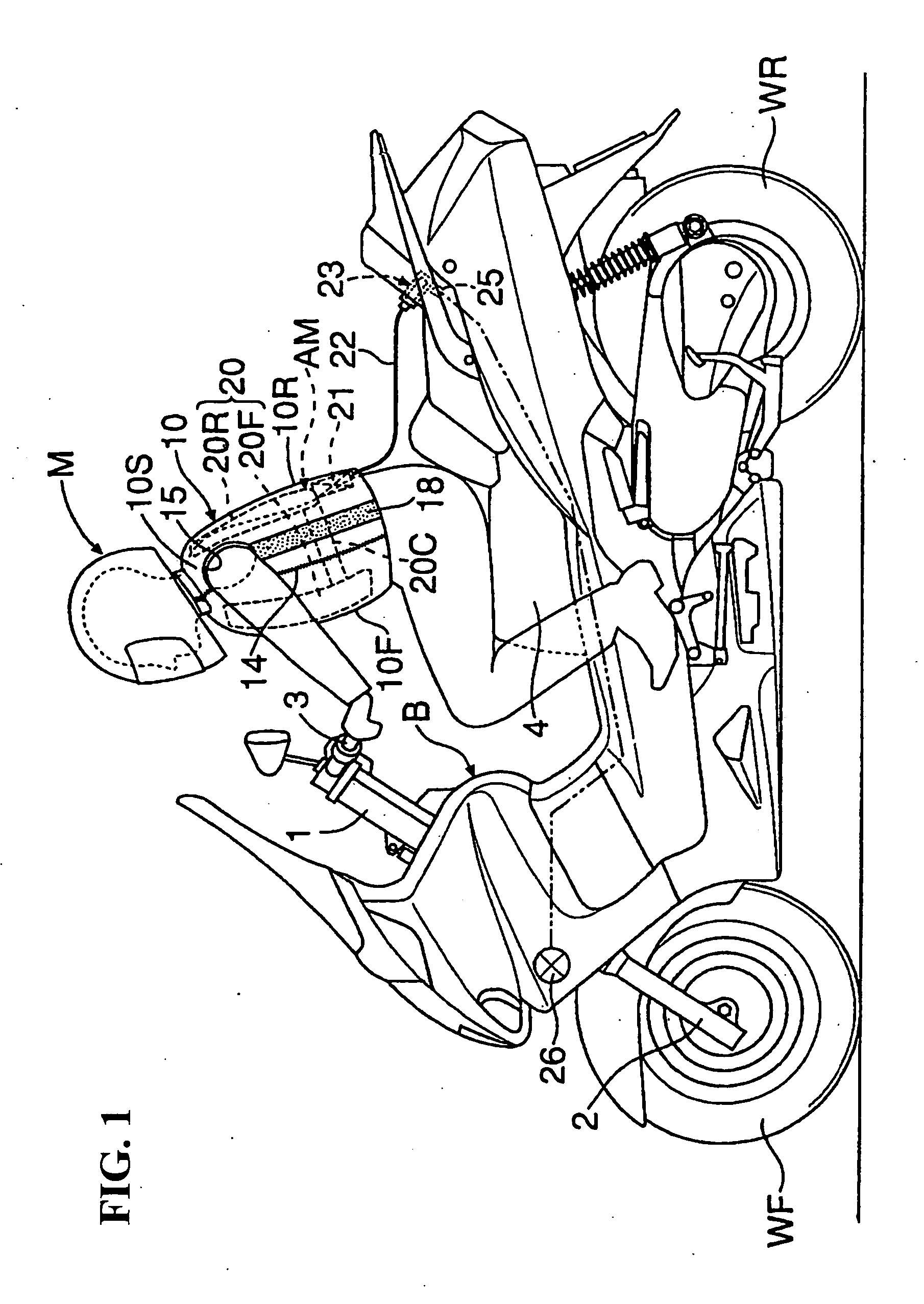 Air bag system for vehicle