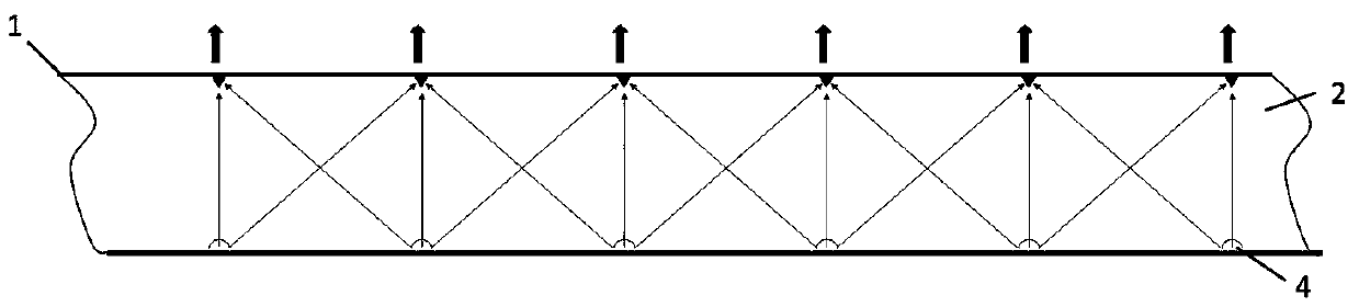 A direct-type light guide plate with an arrayed sub-wavelength lens