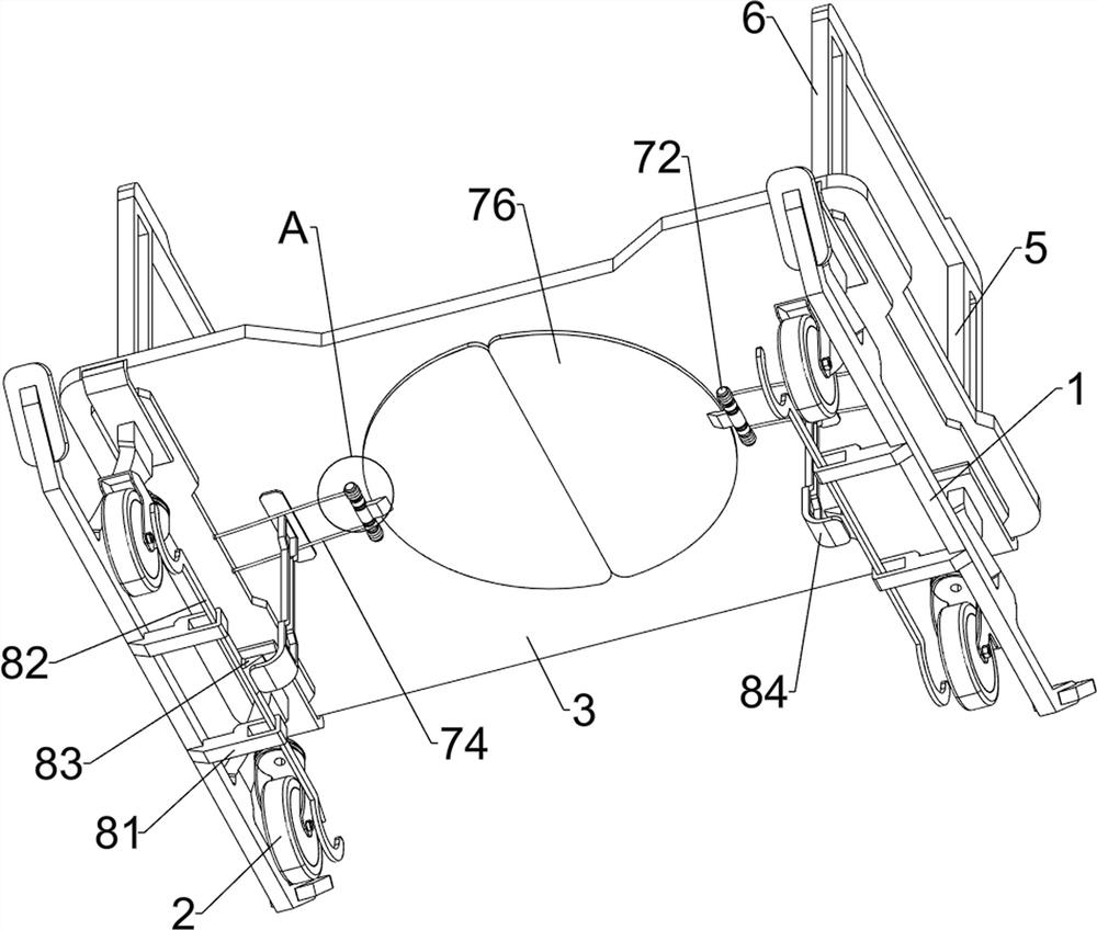 Defecation auxiliary device for obstetrics and gynecology department