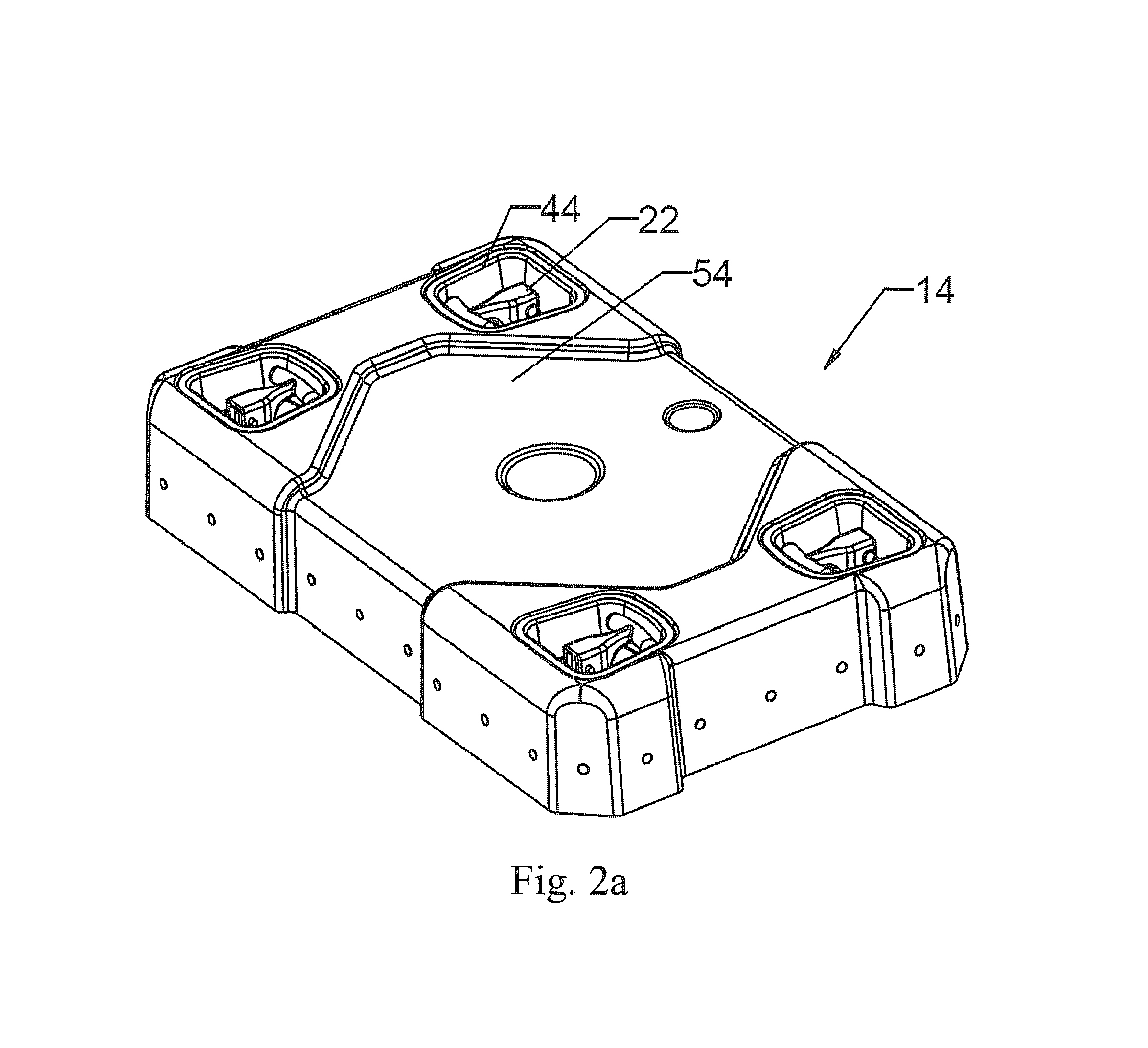 Ruggedized composite rack mount transport case