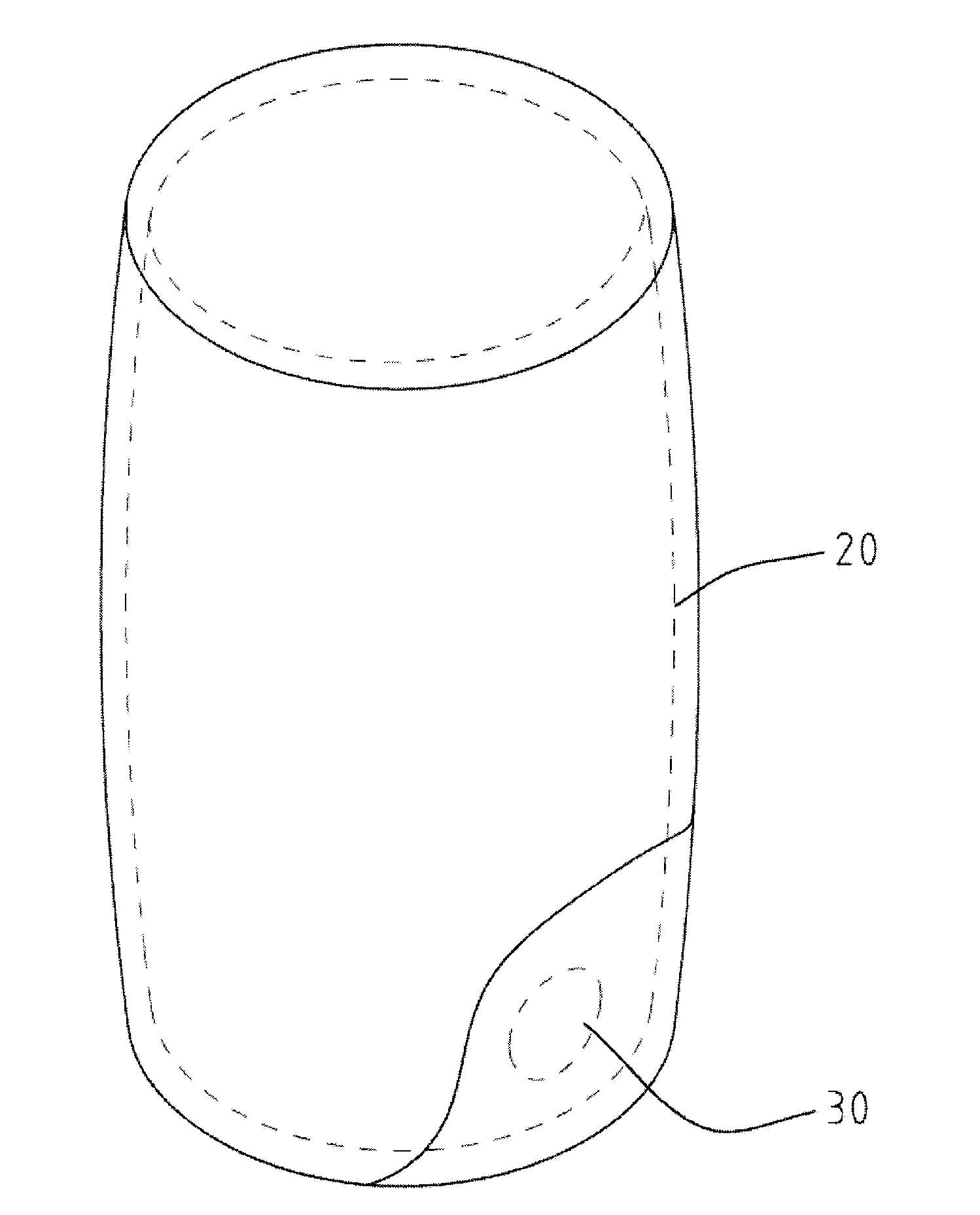 Inner bladder structure of punching bag