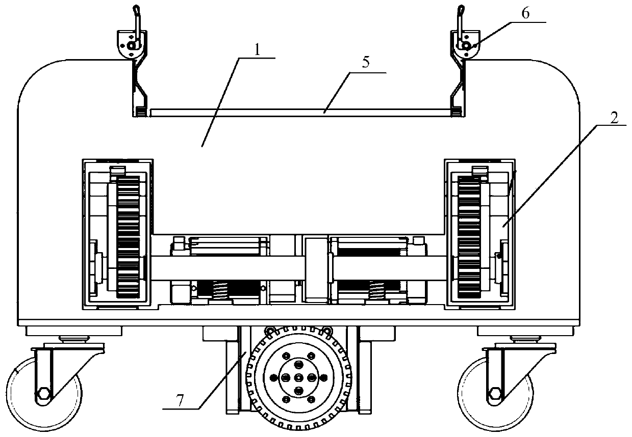 AGV, automatic storage device and working method