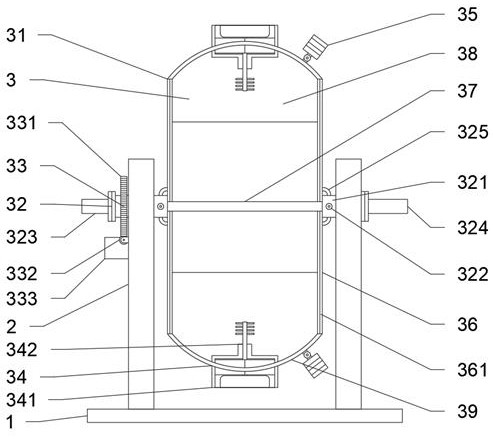 Esterification reaction kettle for butyl acetate production