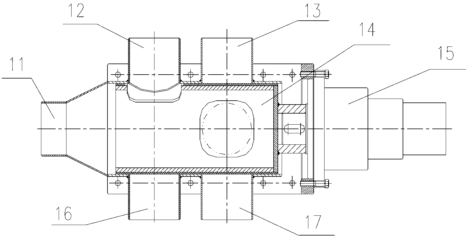 Multifunctional variable cross-section lining trolley for tunnel