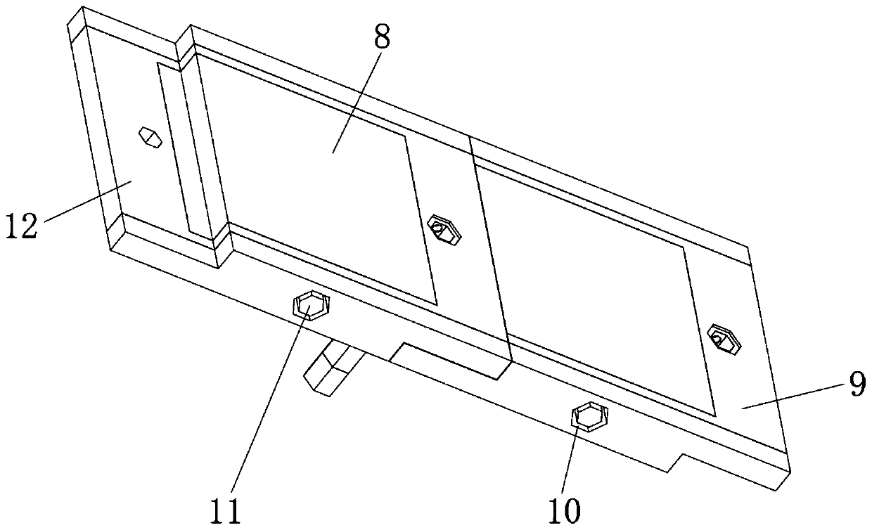 Movable modular steel structure board house for construction engineering