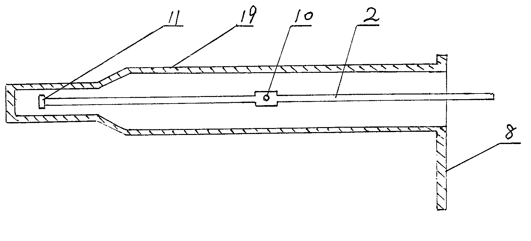 Remote-end nail hole sighting monitor for interlocking intramedullary nail