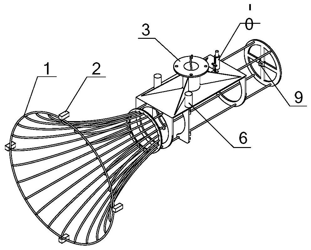 AUV underwater docking station and marine environment observation platform based on buoy and AUV