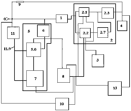 Double-ended thyristor floating charger