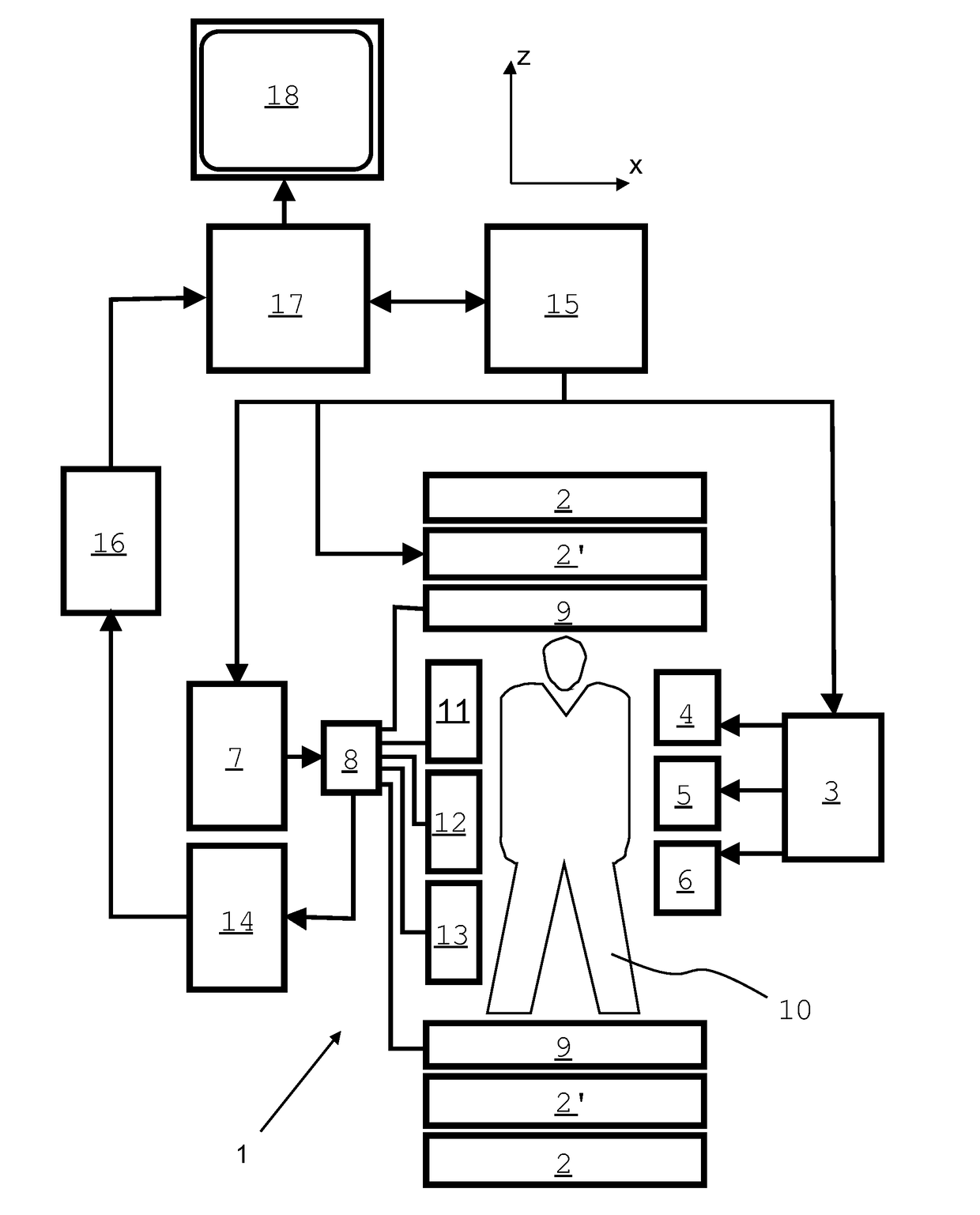 Mr imaging with motion detection