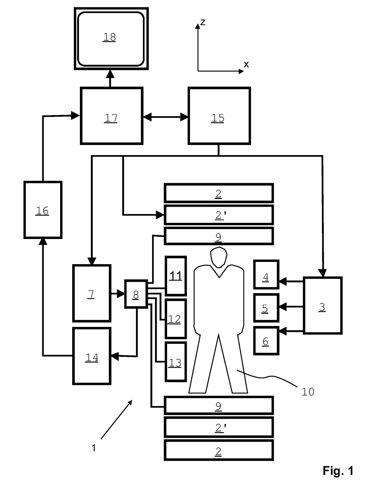 Mr imaging with motion detection