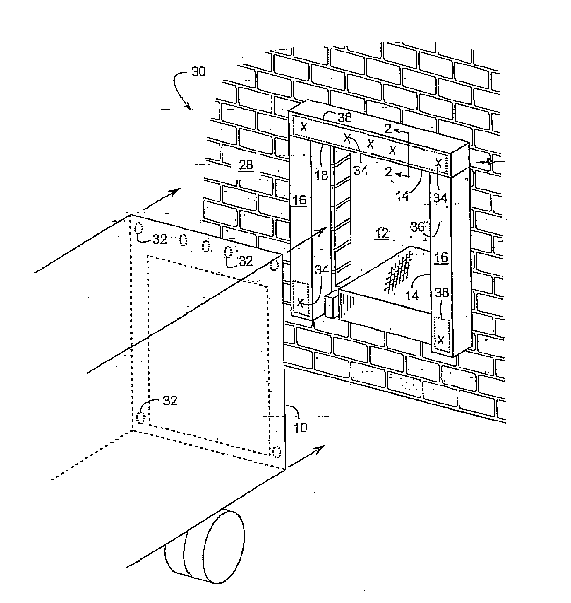 Heat shielded sealing curtain