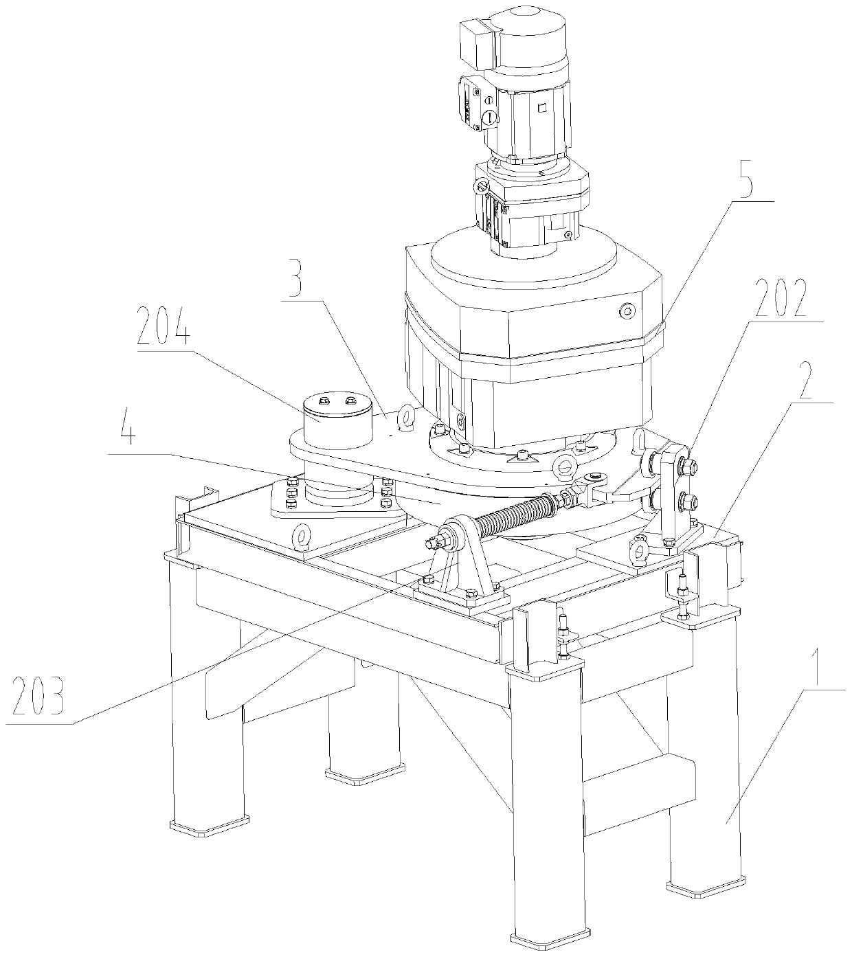 Floating roller friction driving device