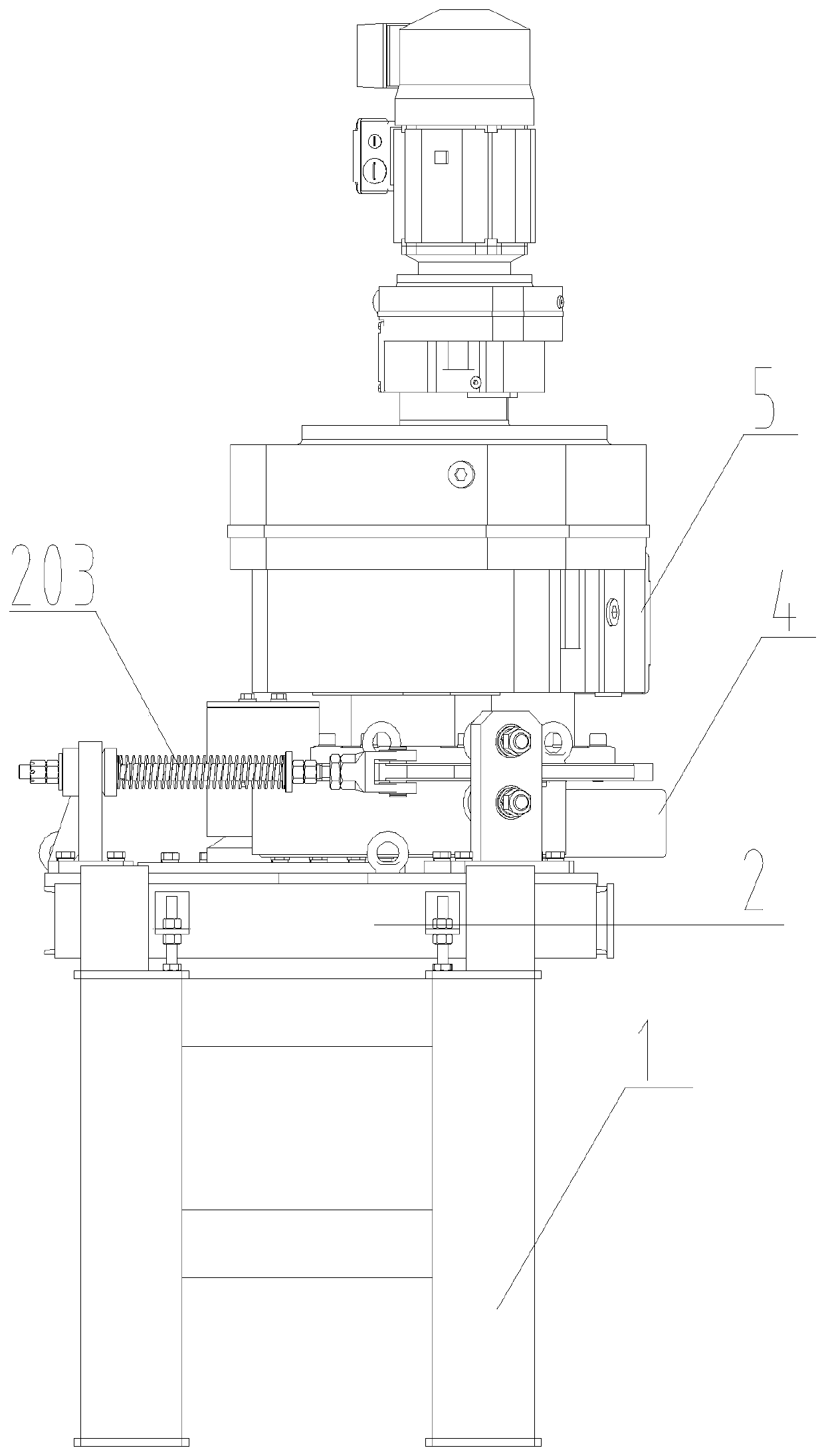 Floating roller friction driving device