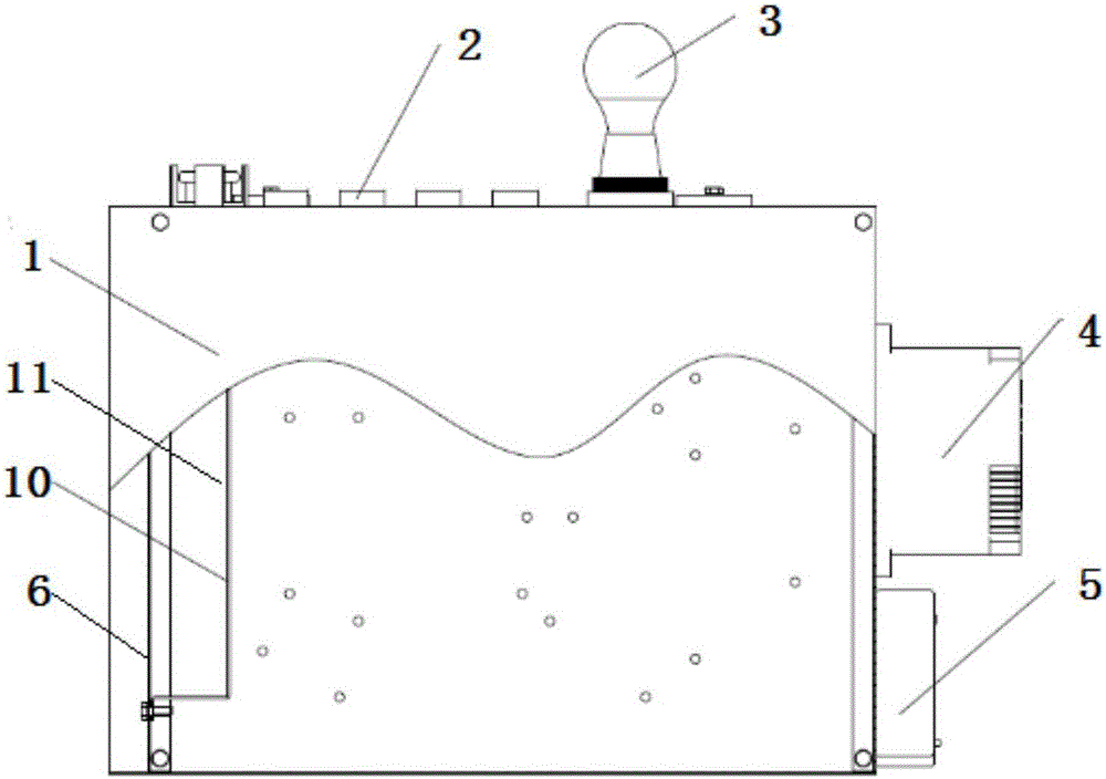 Overhaul device for elevator car roof