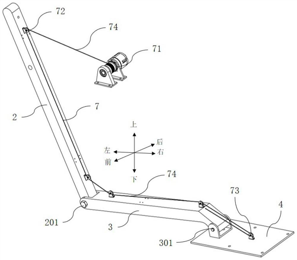 Cable-driven series-parallel palletizing robot with characteristics of light weight and high bearing capacity