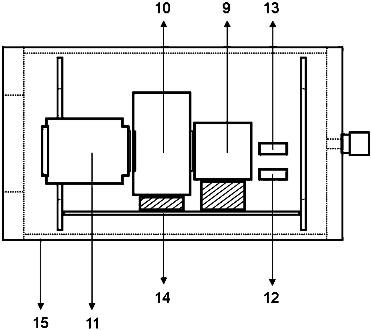 Binocular imaging underwater spectral reflectivity in situ measurement device and method