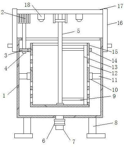 Efficient wastewater filtering device for machining