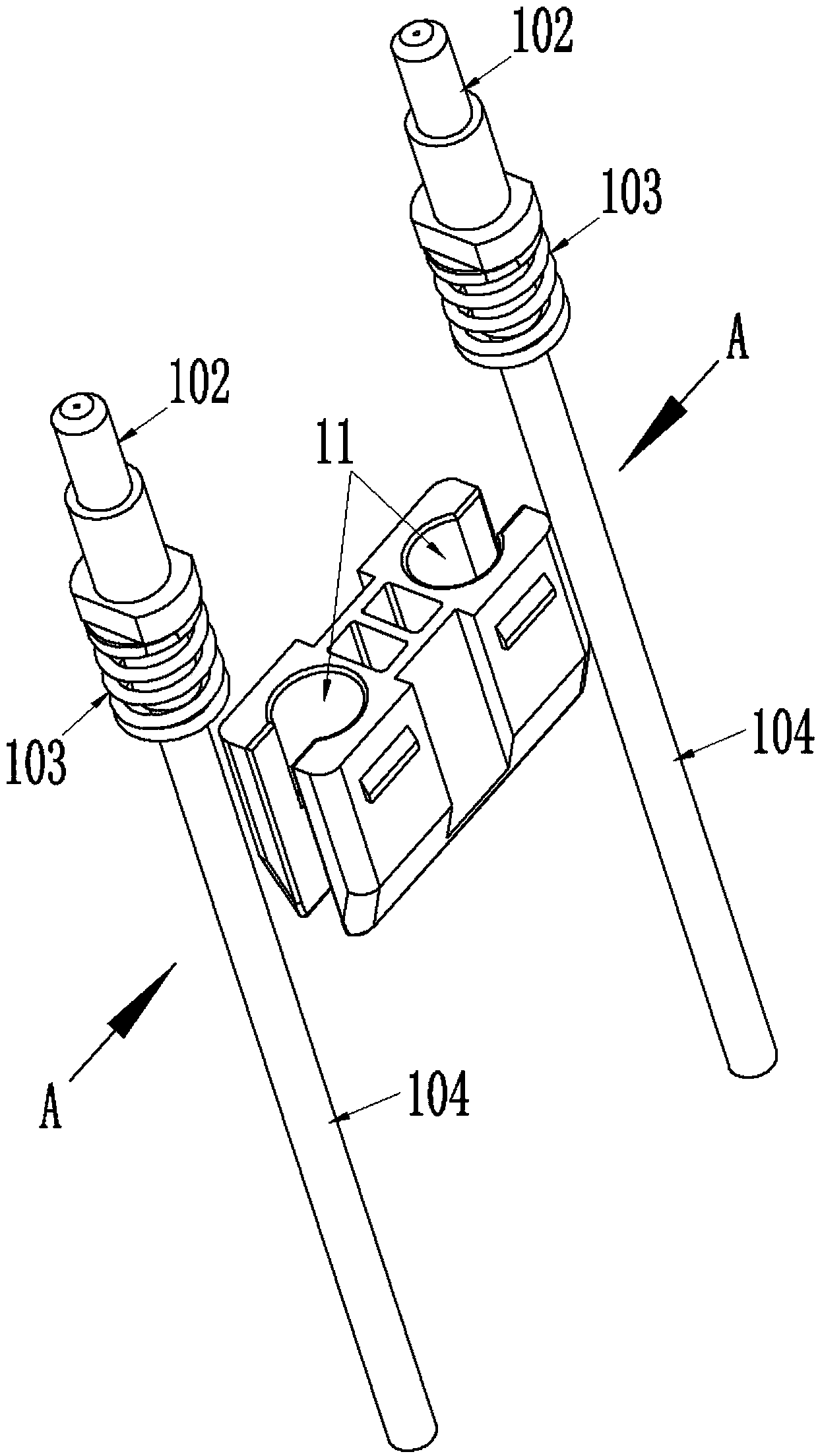 Fiber connector easy to repair