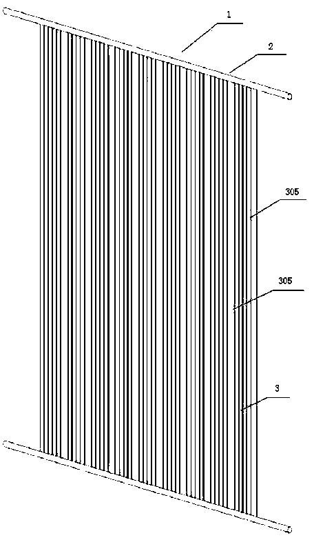 Collector core and flat solar collector adopting same