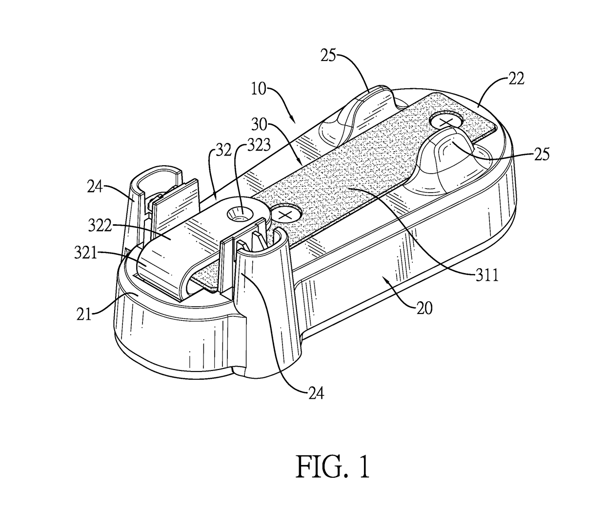 Positioning base for an embossing seal