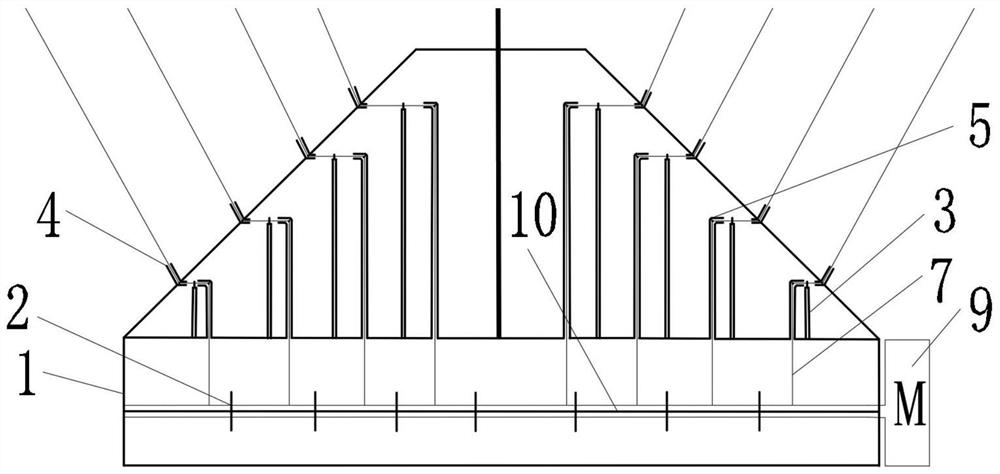 Unfolding mechanism of stay wire type umbrella-shaped antenna