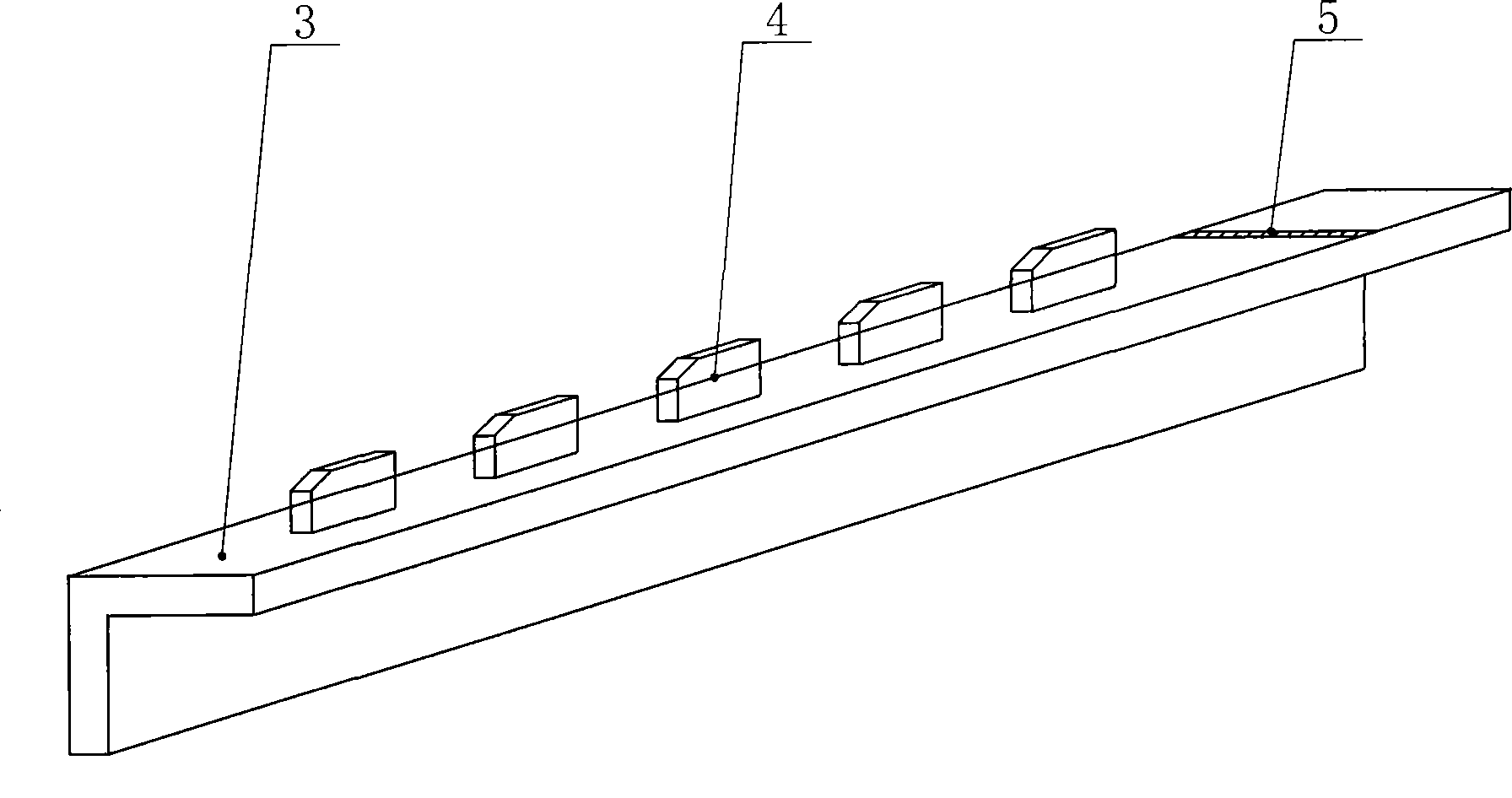 Ultrasonic detecting method for electric power pylon steel angle