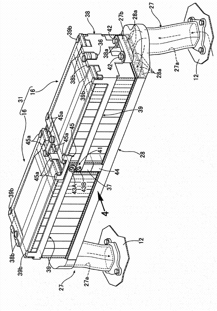 Fixing structure of battery module