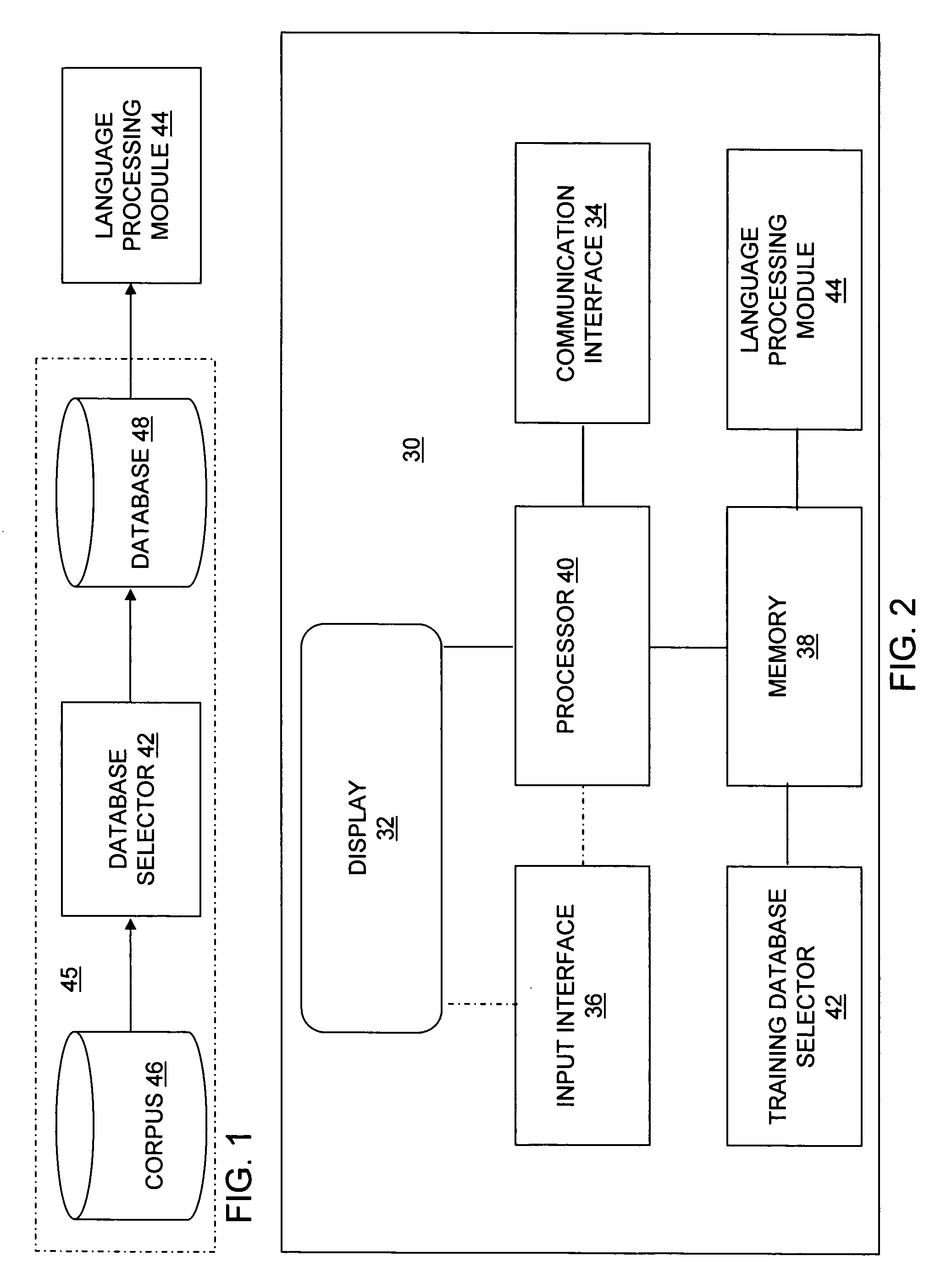 Optimization of text-based training set selection for language processing modules