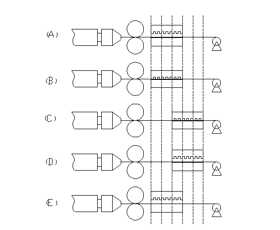 Pressing device and method of polymer microstructure