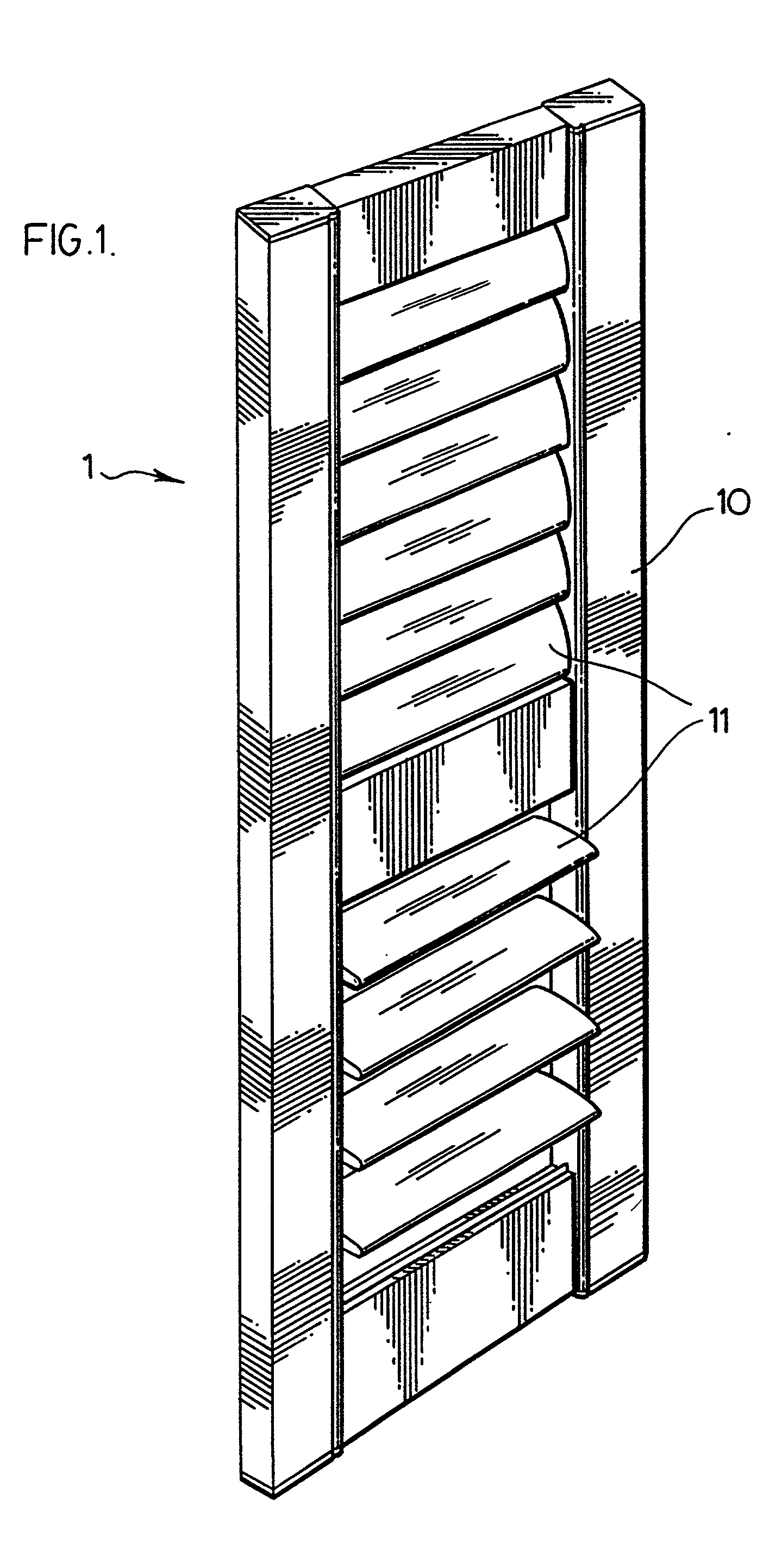 Plastic louver body and end cap assembly