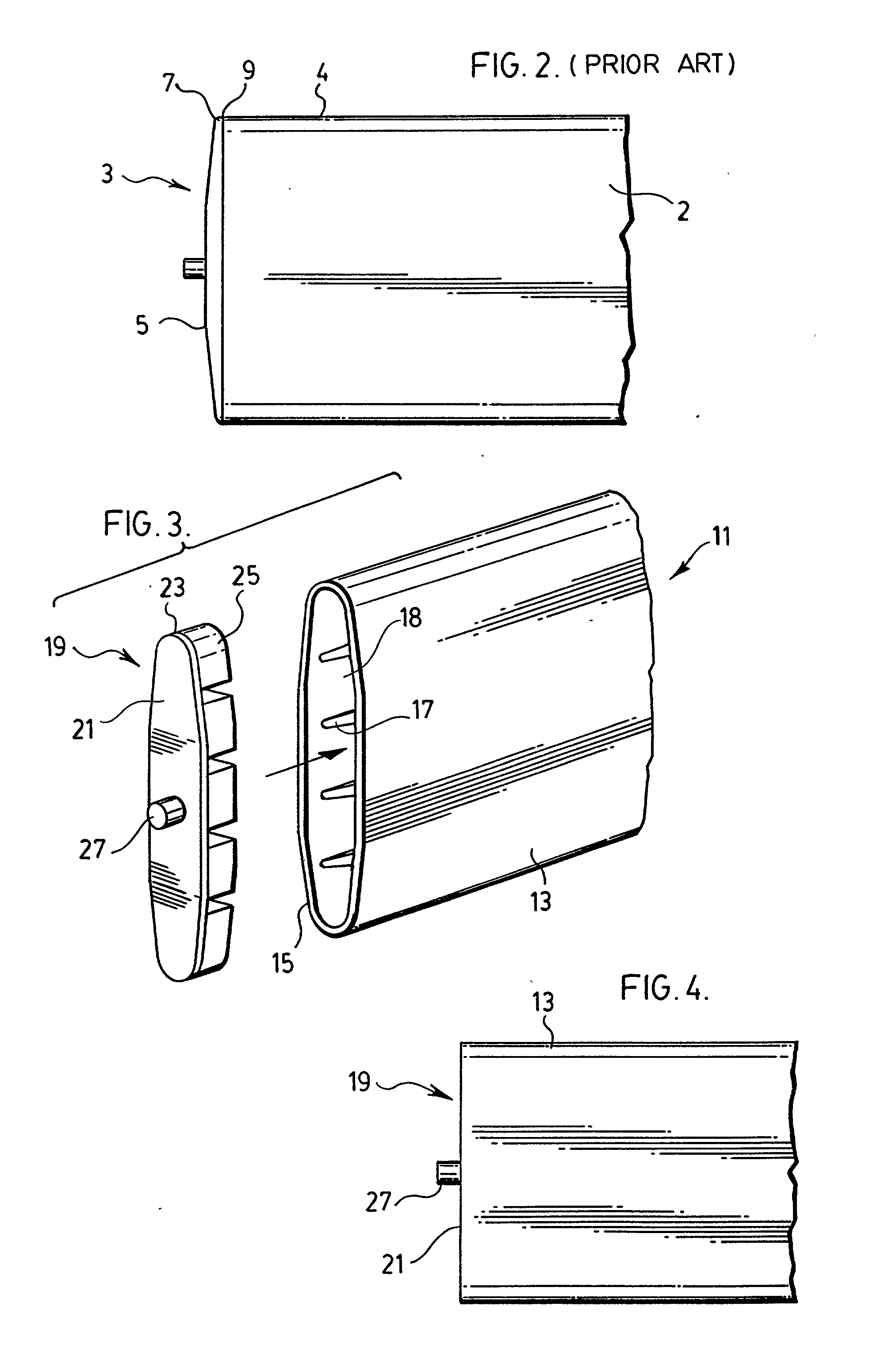 Plastic louver body and end cap assembly