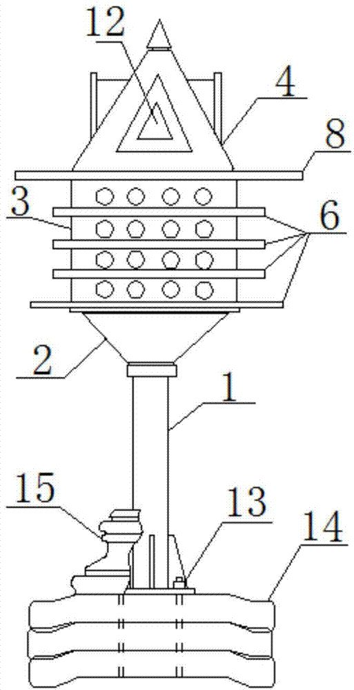 Overhead pigeon house