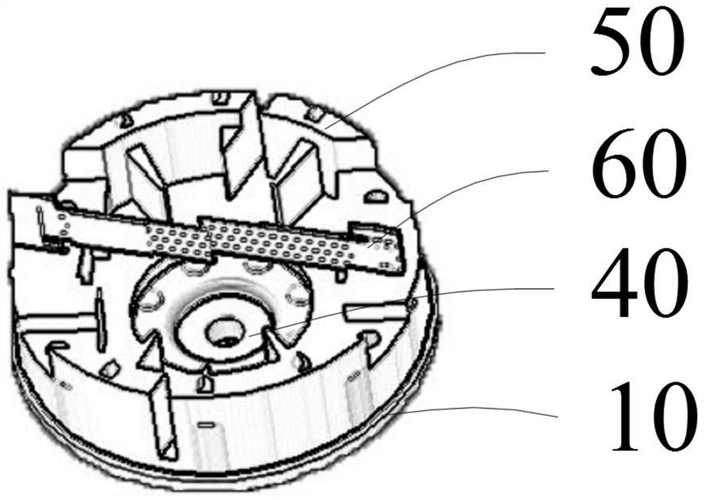 Automatic assembling process and device for motor plate shell assembly