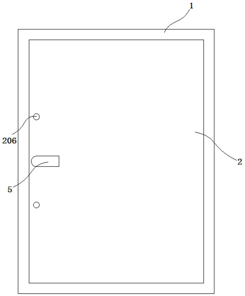 High-flame-retardant steel fireproof door filled with dispersion strengthening base body