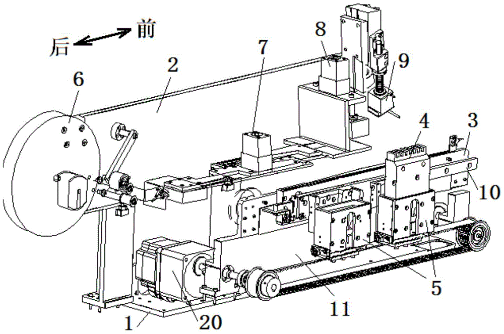 An automatic processing system for frame type circuit breaker busbar