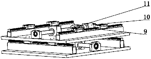 A GIS bus barrel mount multi-dimensional moving device