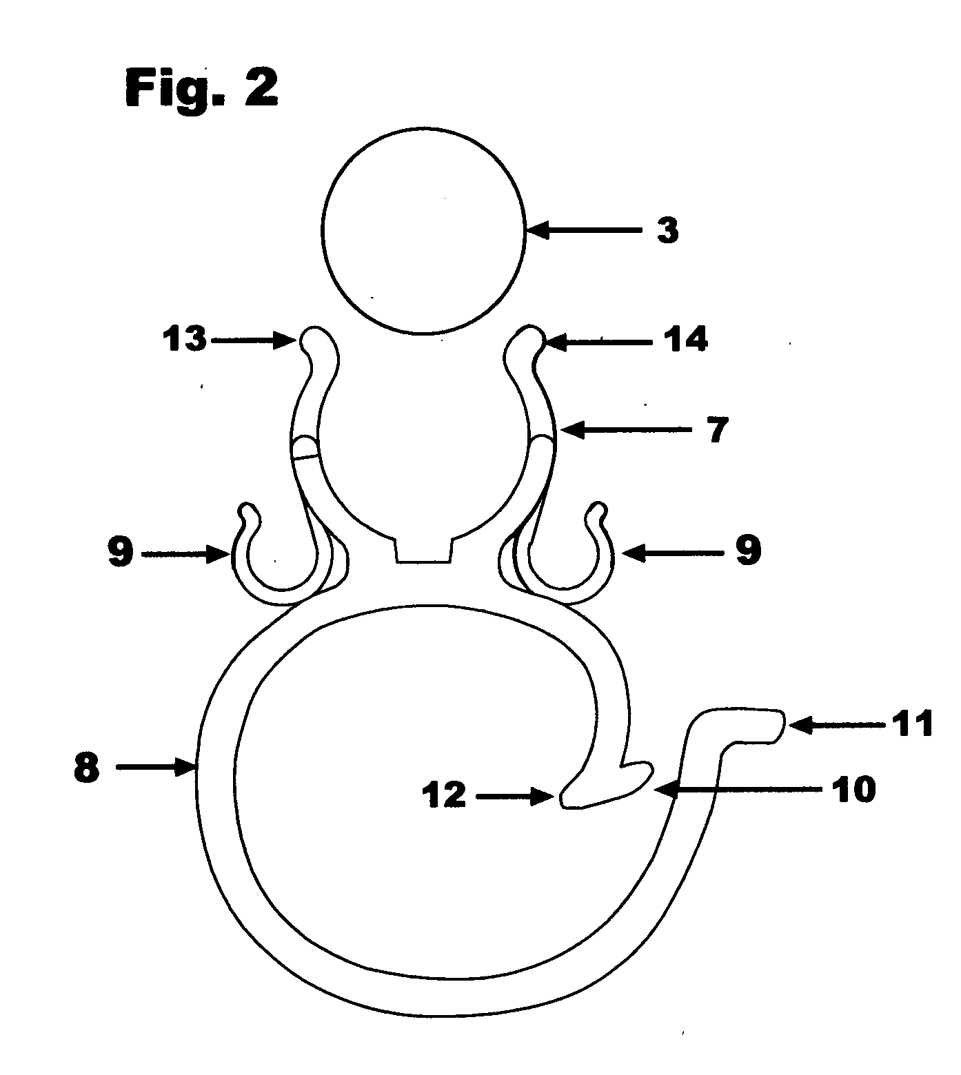 Paddle Clip and method for using same