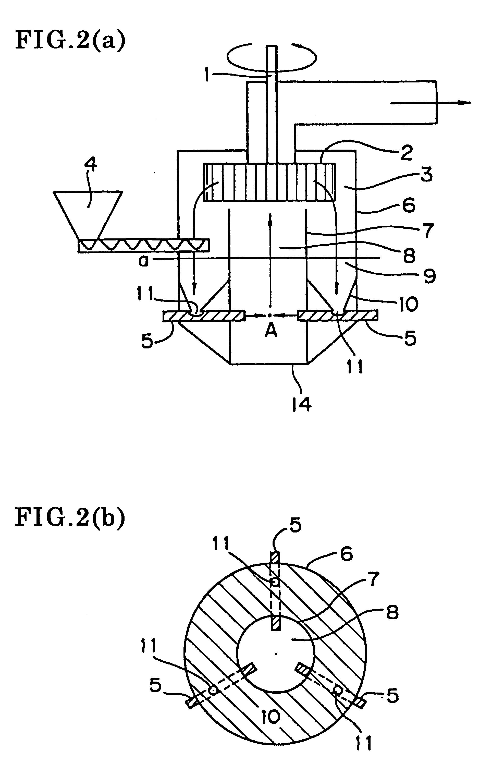 Mill provided with partition within milling chamber