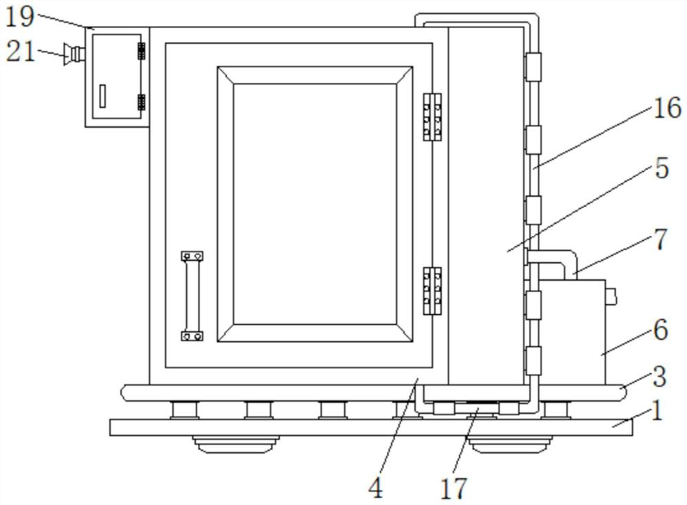 A sterilizing and dust-removing room for pharmaceutical production to prevent pollution