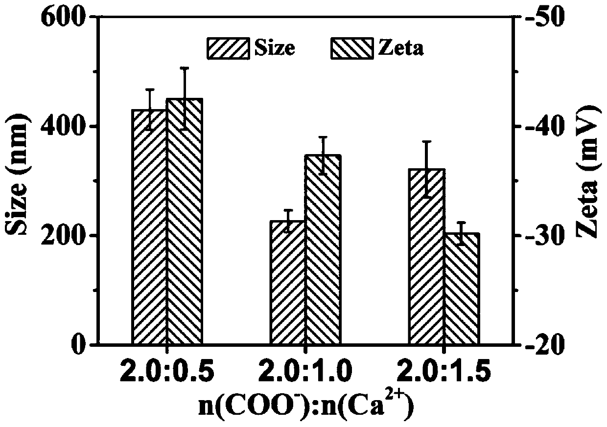 A kind of pH responsive sodium alginate nanogel and preparation method thereof