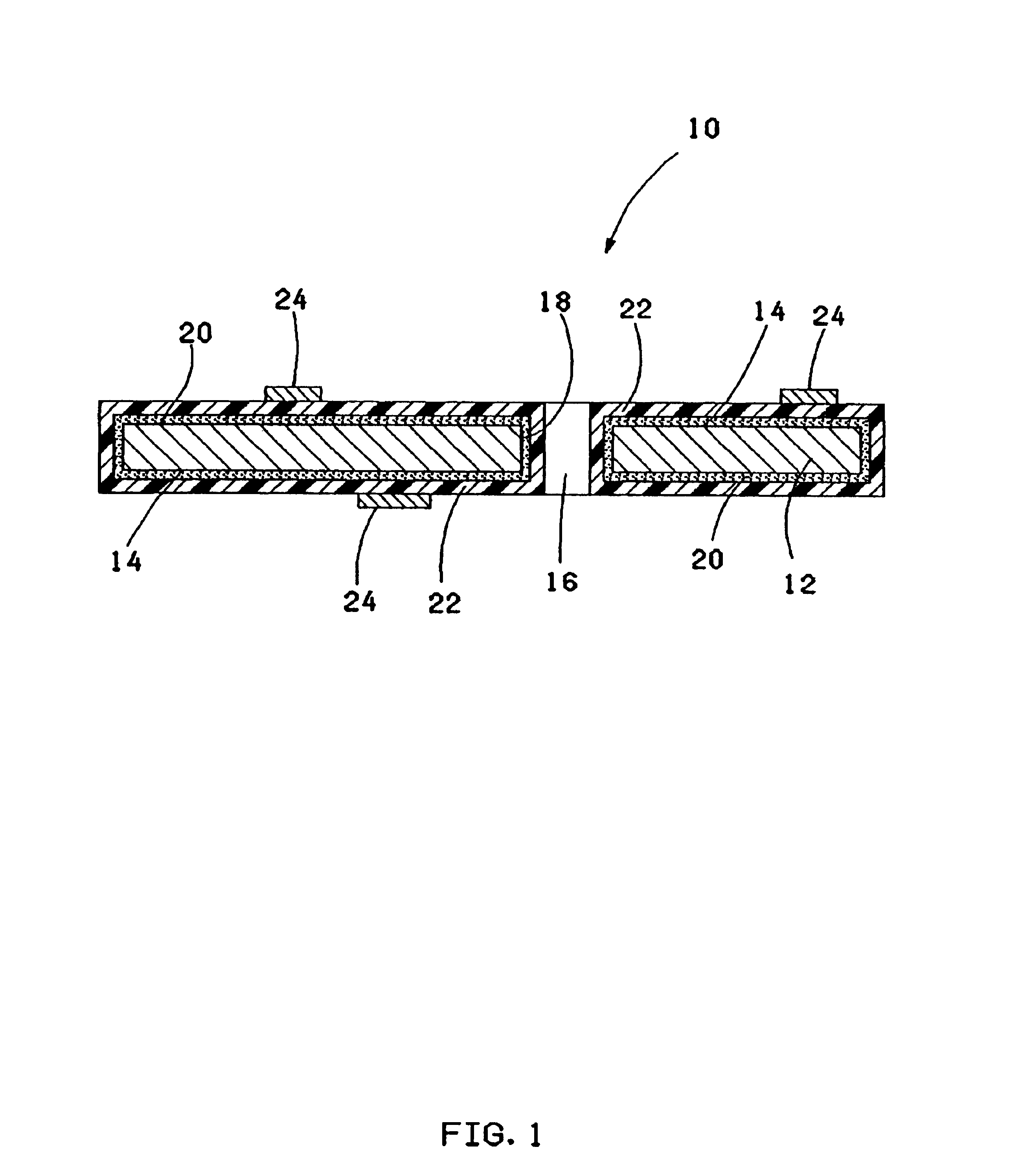 Laminate circuit structure and method of fabricating