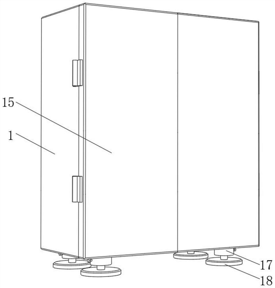 Intelligent household living article placement cabinet